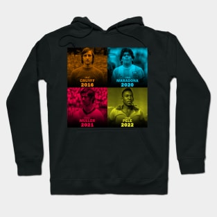 legends football Cruyff / Maradona / Muller / Pele Hoodie